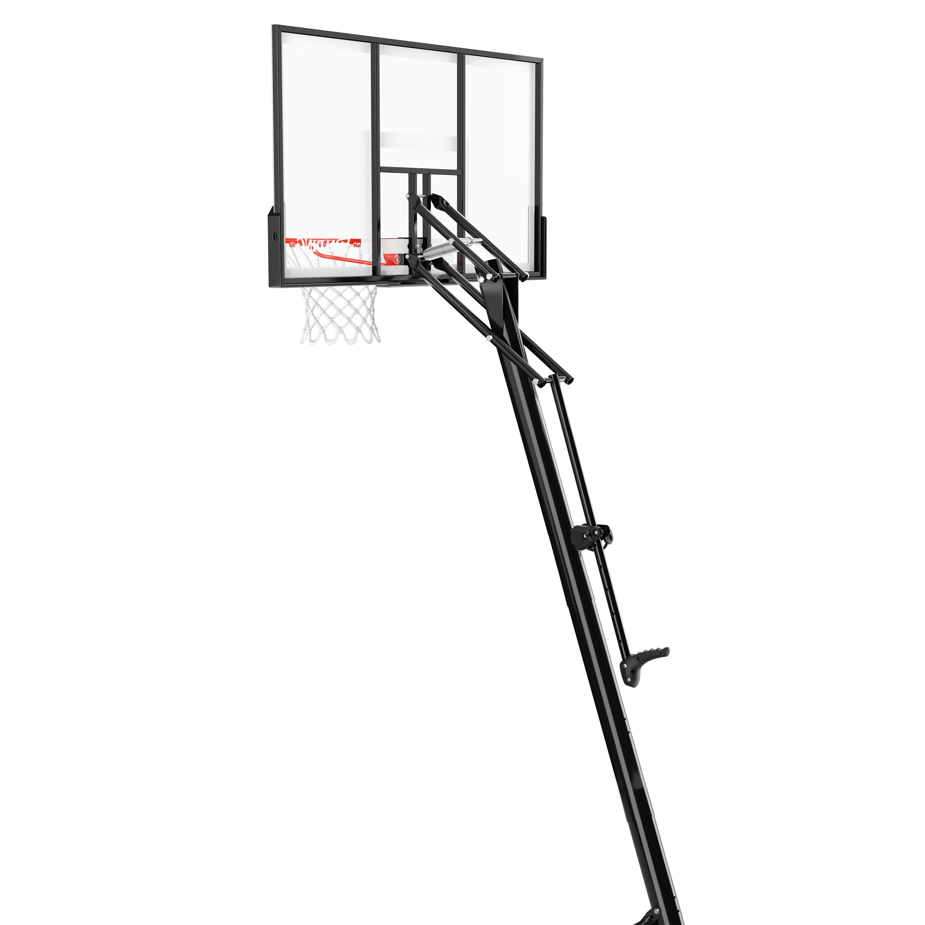54-Inch Portable Basketball Hoop with Shatter-Proof Polycarbonate Backboard, Adjustable ExactaHeight System Pro Slam Rim-Outdoor Play(Hoop Only) - Image 7