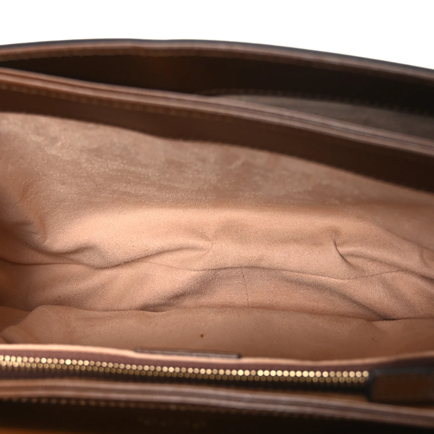 GG Supreme Monogram Horsebit 1955 Shoulder Bag Beige Brown Sugar