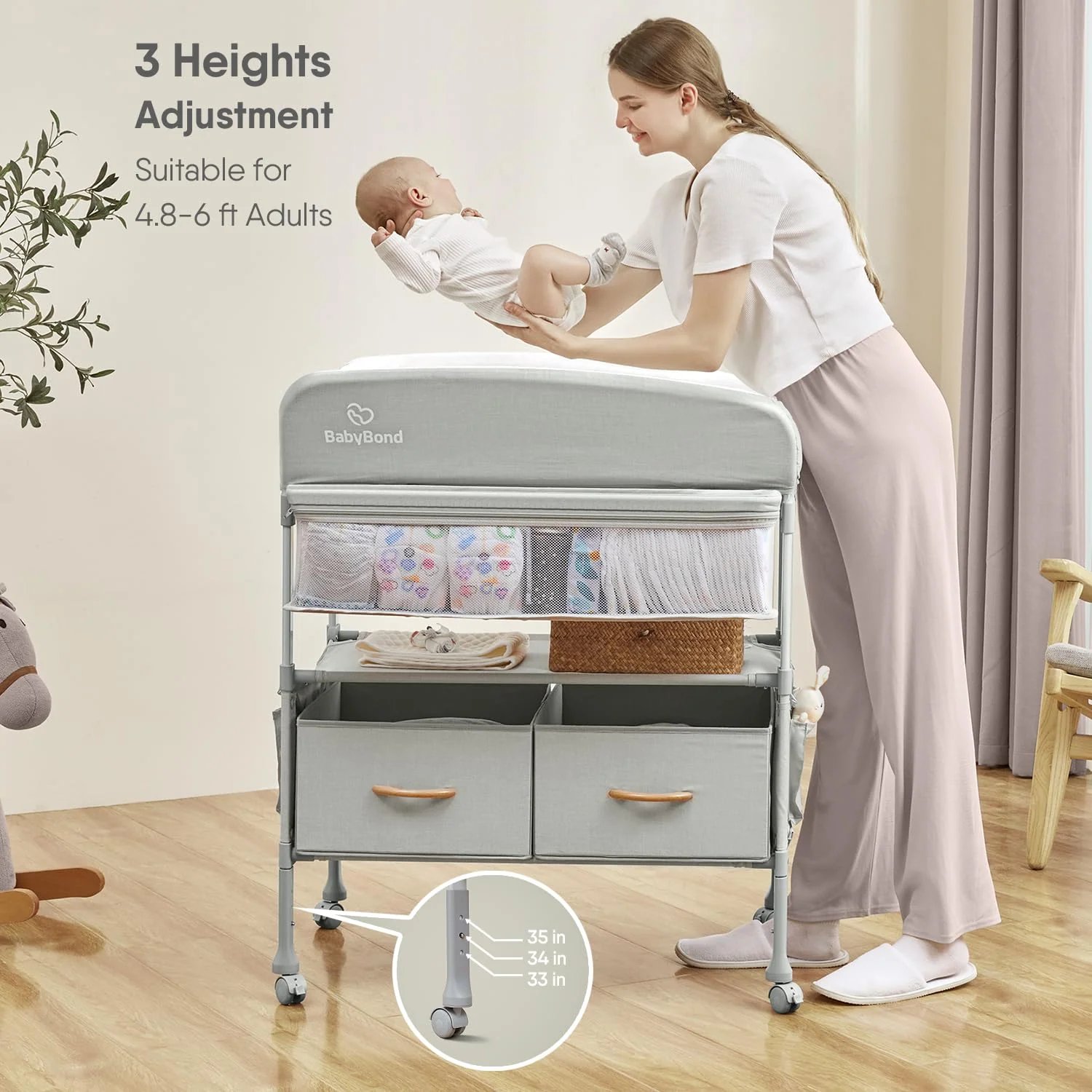 Portable Changing BabyBond Waterproof Adjustable