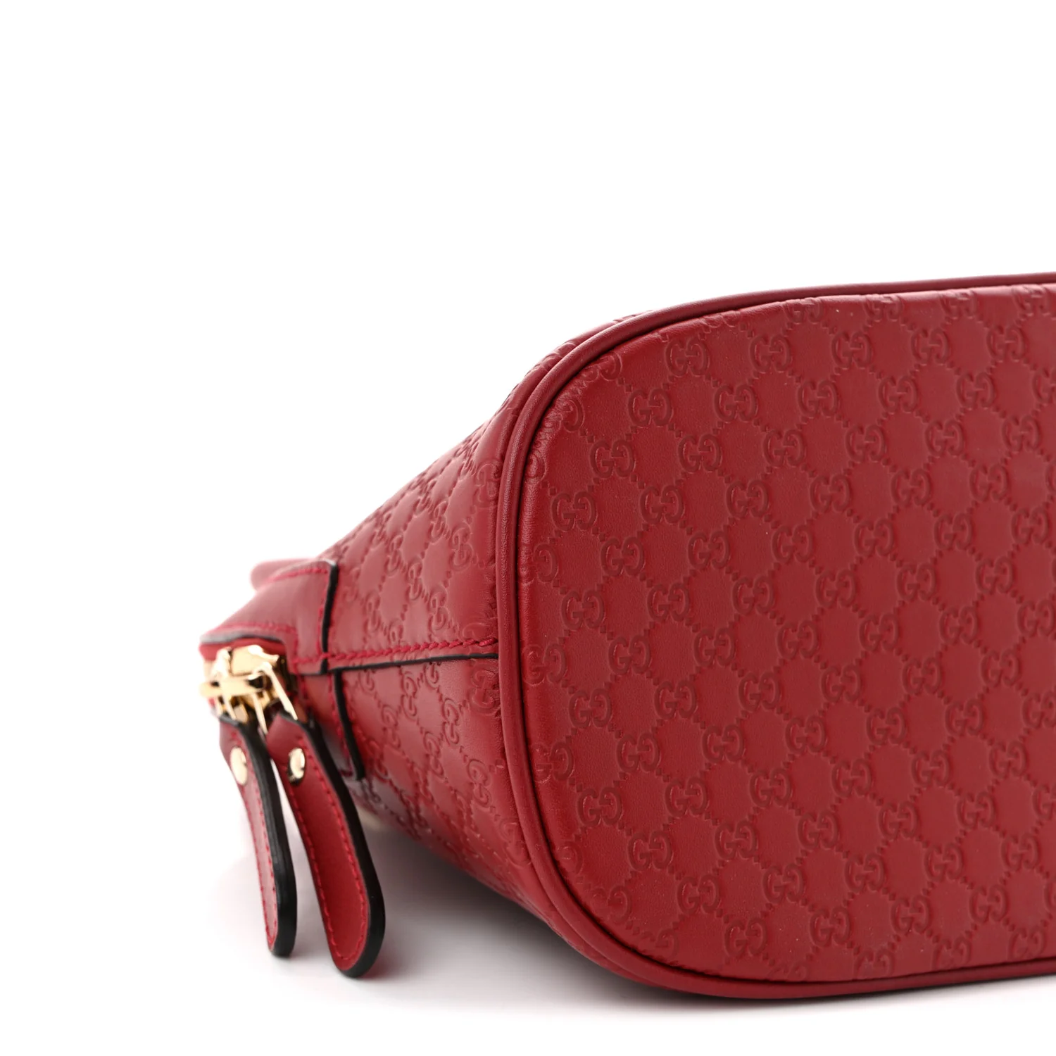 Soft Microguccissima Mini Dome Bag Rosso