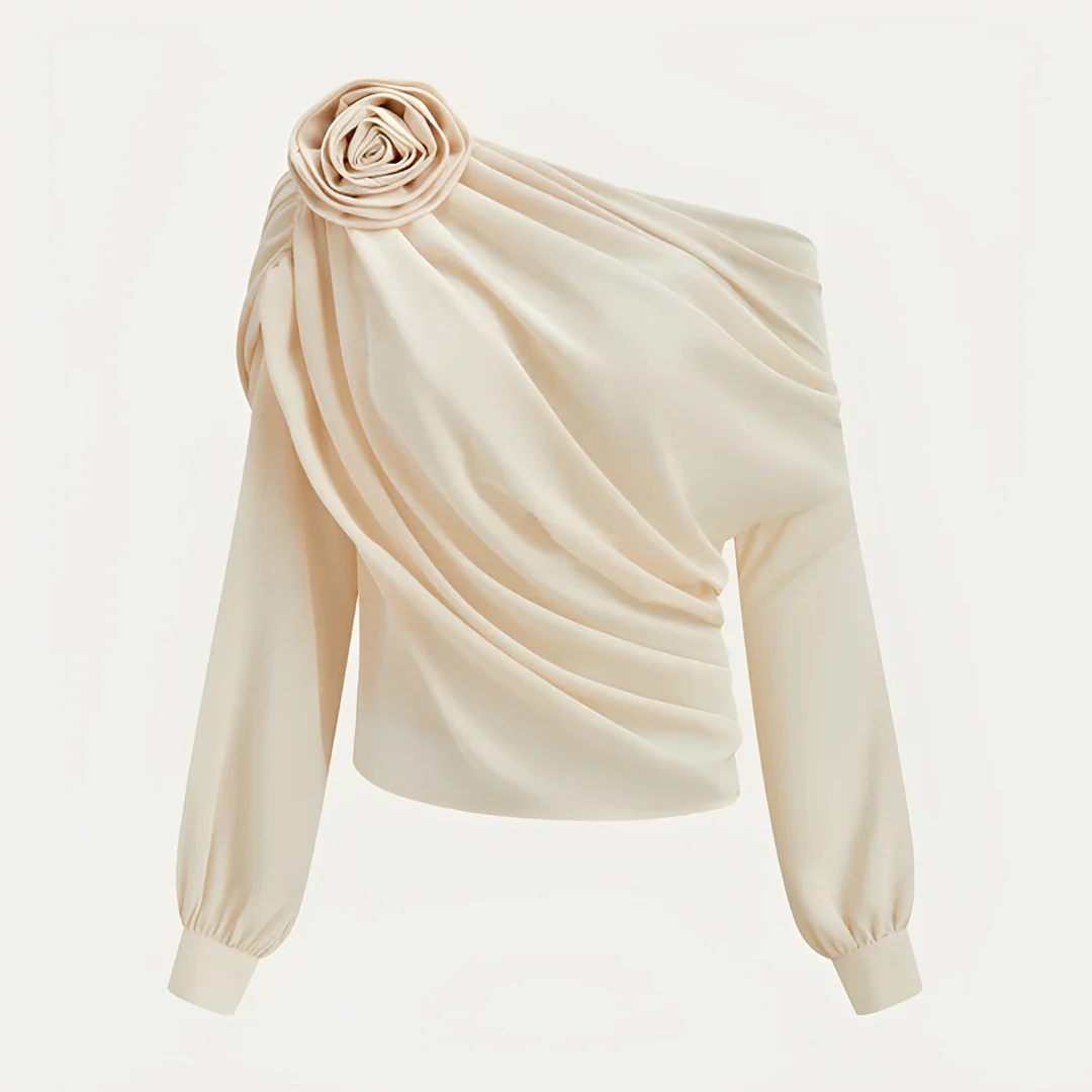 Ellise - Blouse stylée à coupe asymétrique