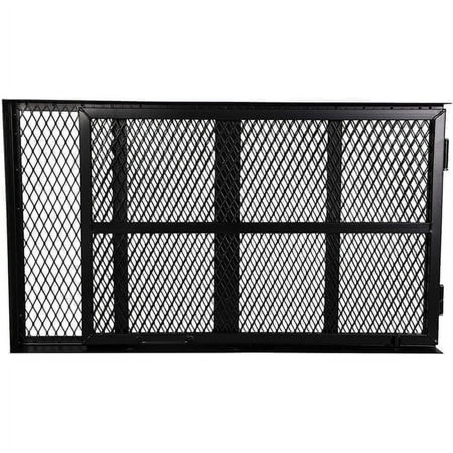 HECASA Hitch Mounted Cargo Carrier Mobility Scooter and Wheelchair Carrier Rack with Loading Ramp Luggage Basket Disability Medical Lift Rack