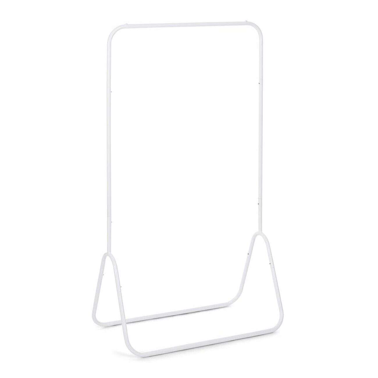 Portant vêtement simple blanc 80x47xH148cm