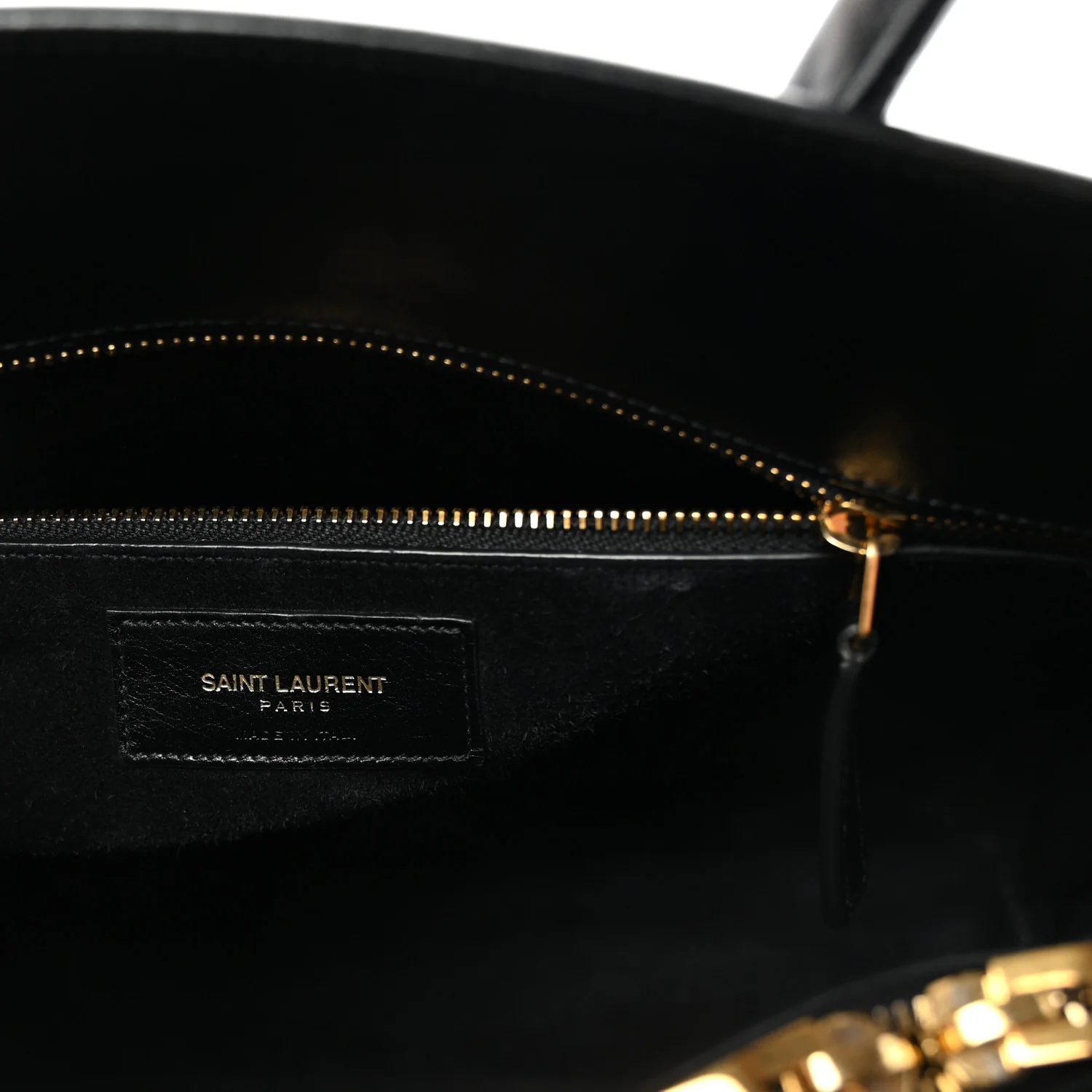 Calfskin Small Sac De Jour Black
