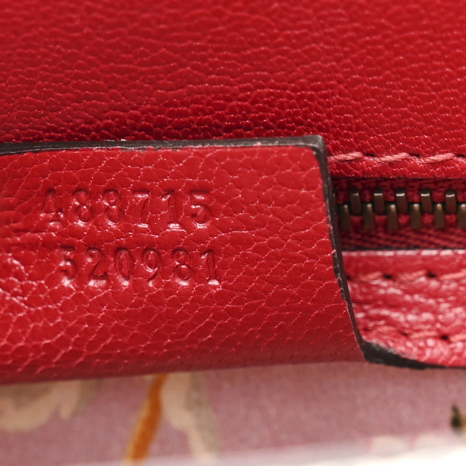 Calfskin Snakeskin Studded Small Ottilia Top Handle Bag Hibiscus Red