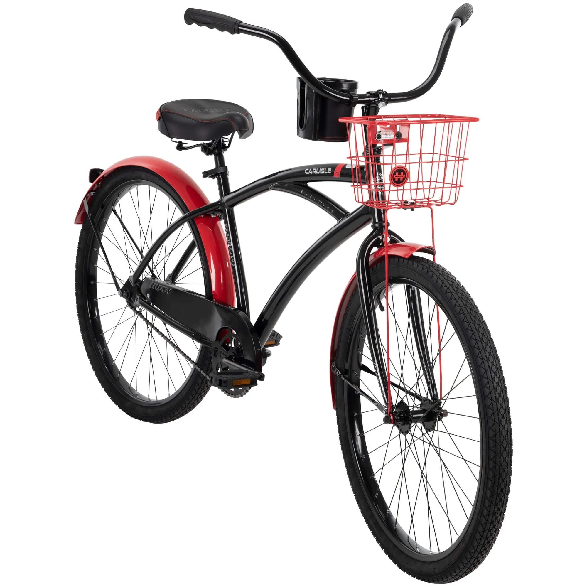 Huffy 26 In Carlisle Men’s Comfort Cruiser Bike, Black Image 8