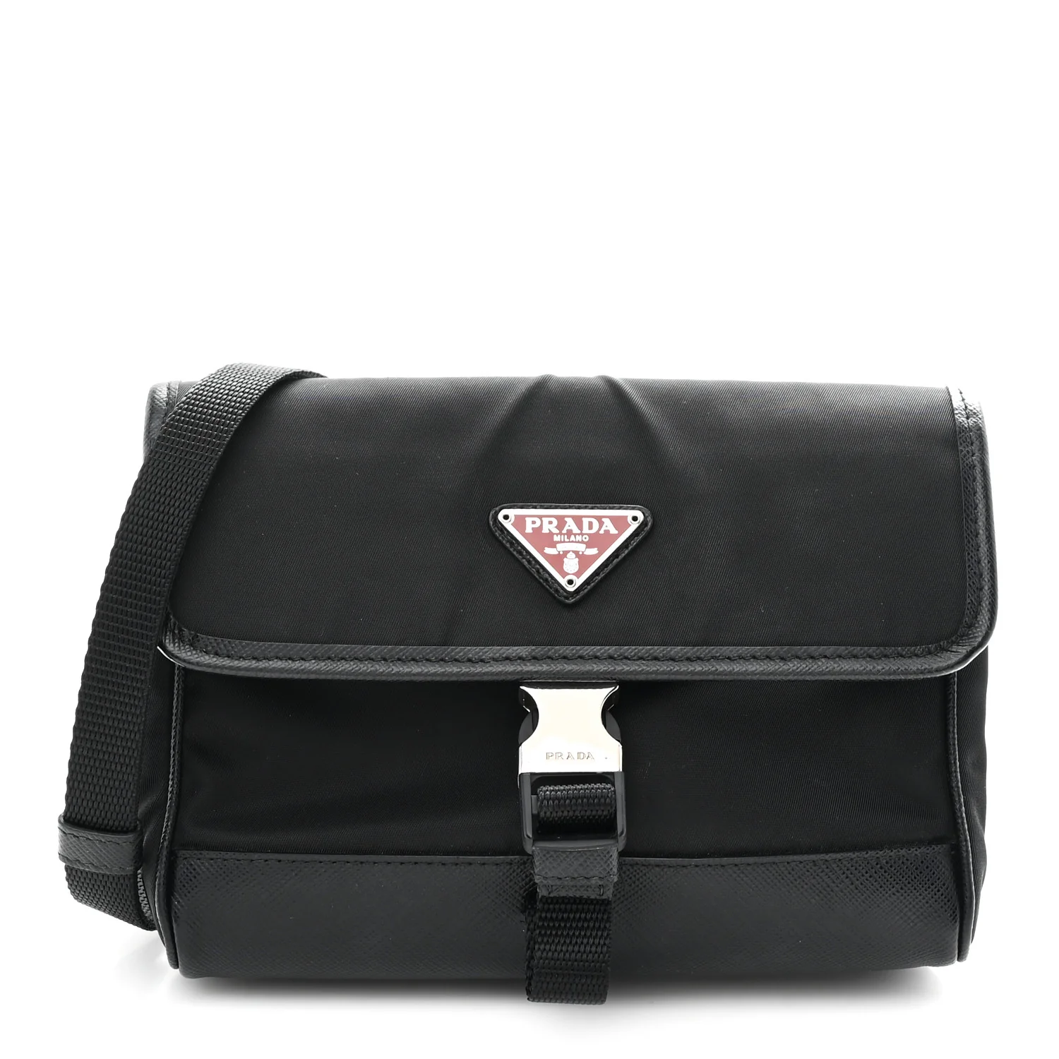 Re-Nylon Saffiano Lunar New Year Smartphone Case Crossbody Black