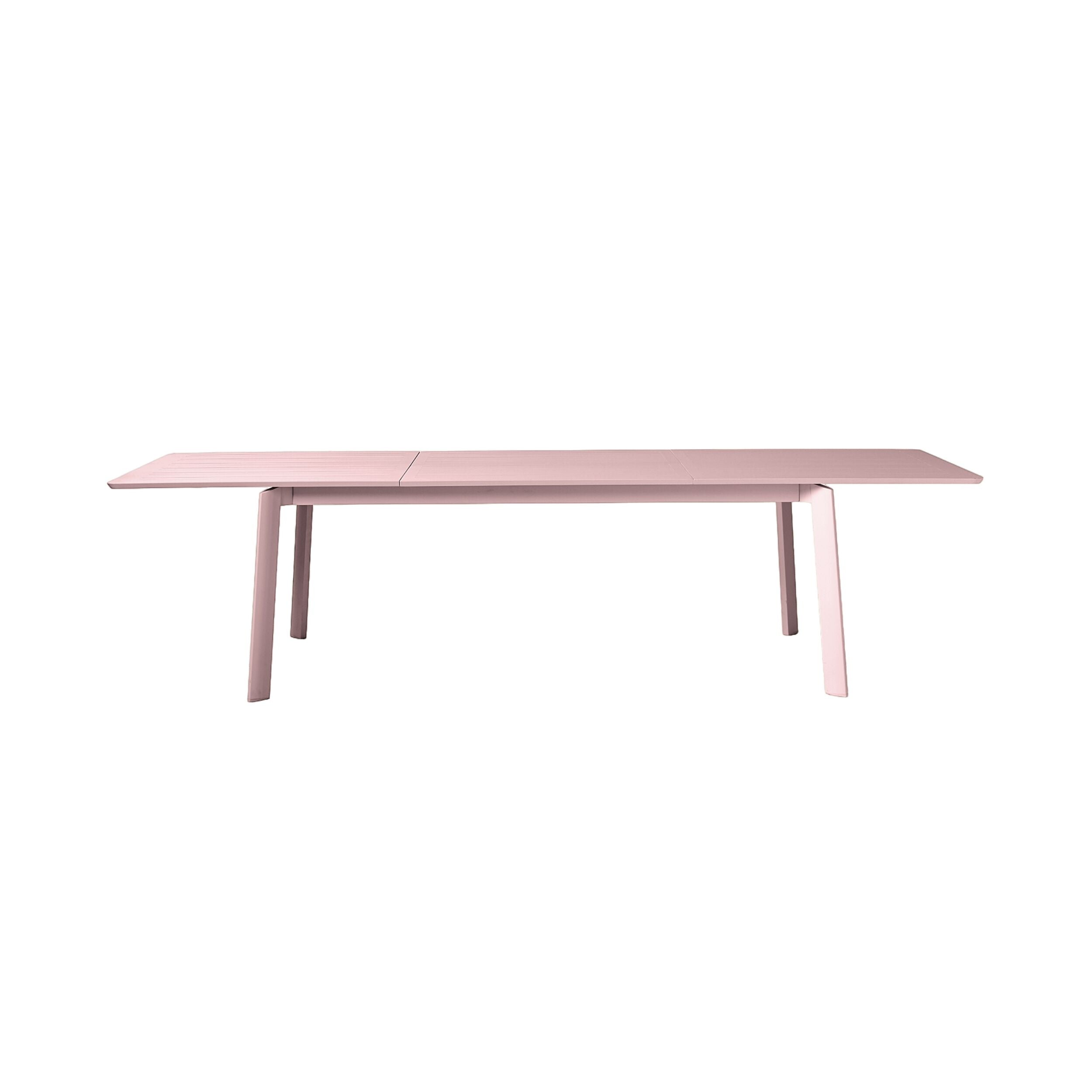 Santana Aluminium Extension Table Rose Pink 200/300cm