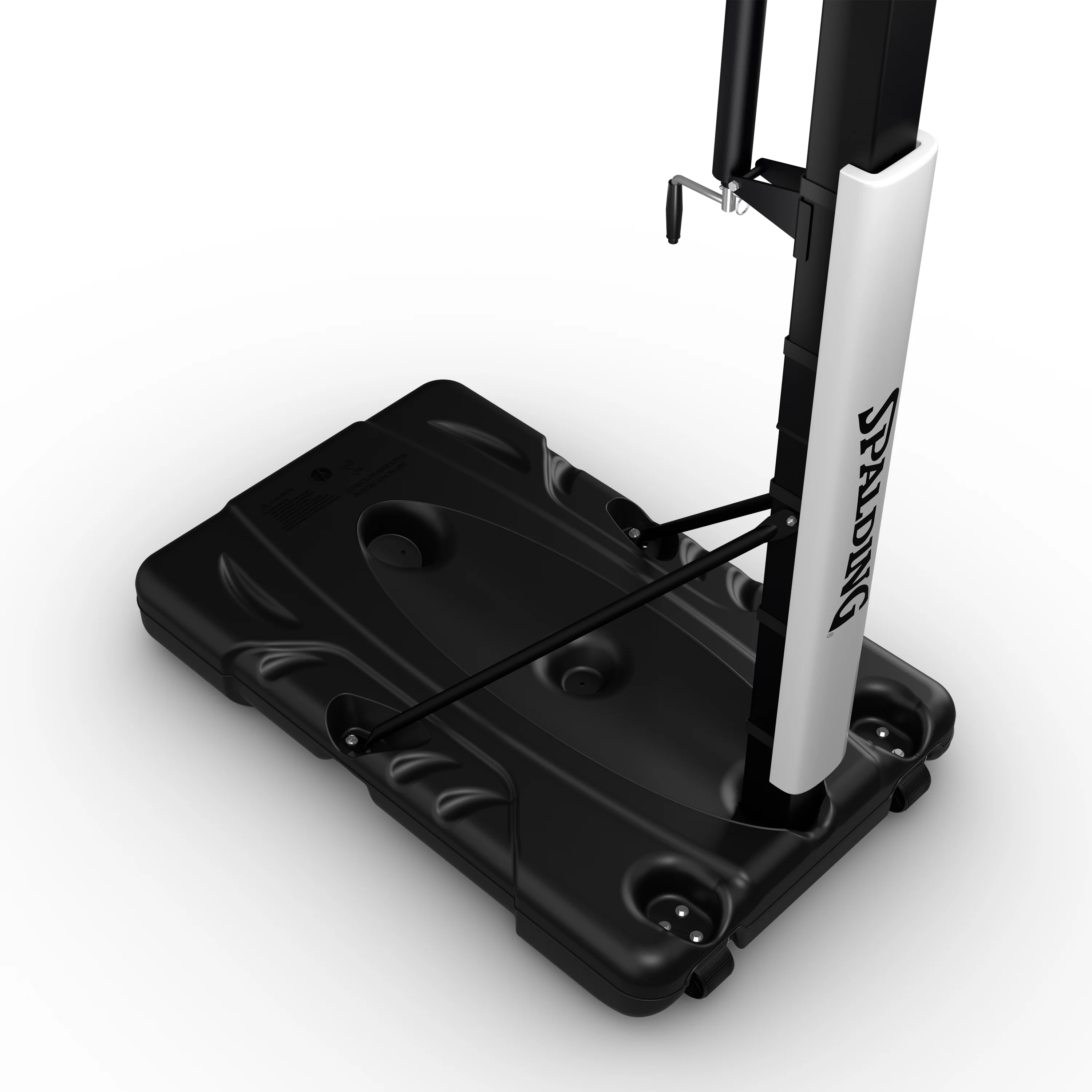 60-Inch Portable Basketball Hoop with Acrylic Backboard, Screw Jack Lift Arena Slam Rim-Outdoor Play(Single) - Image 9