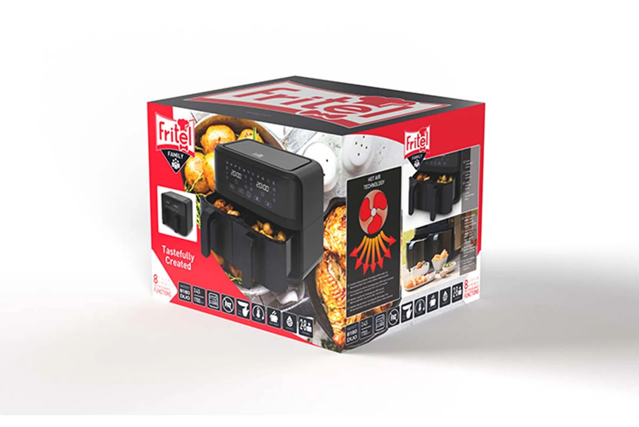 FRITEL Airfryer SnackTastic® 8180 DUO