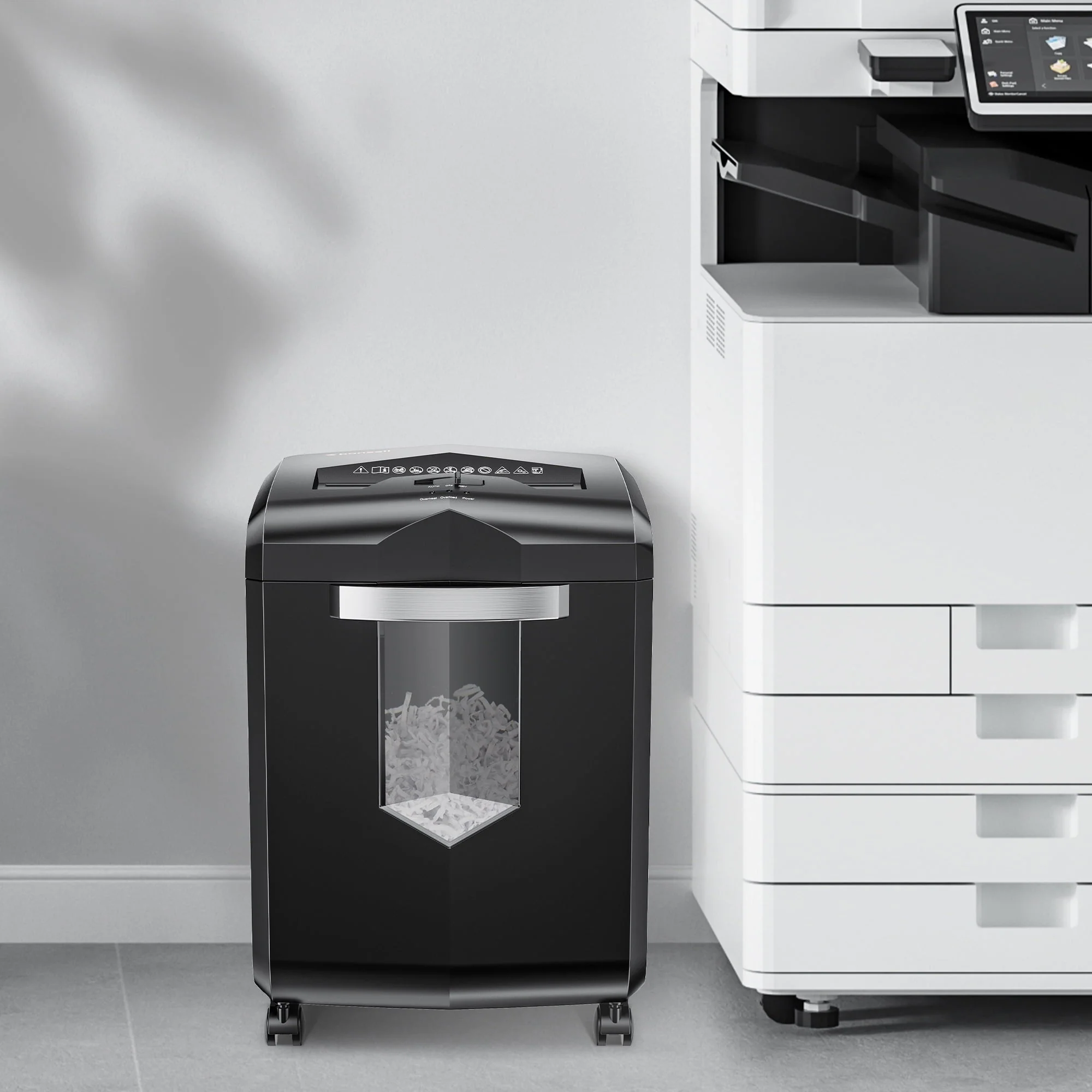 Paper Shredder 18-Sheet Cross-Cut Shredder for Home Office with Wastebasket - Image 6