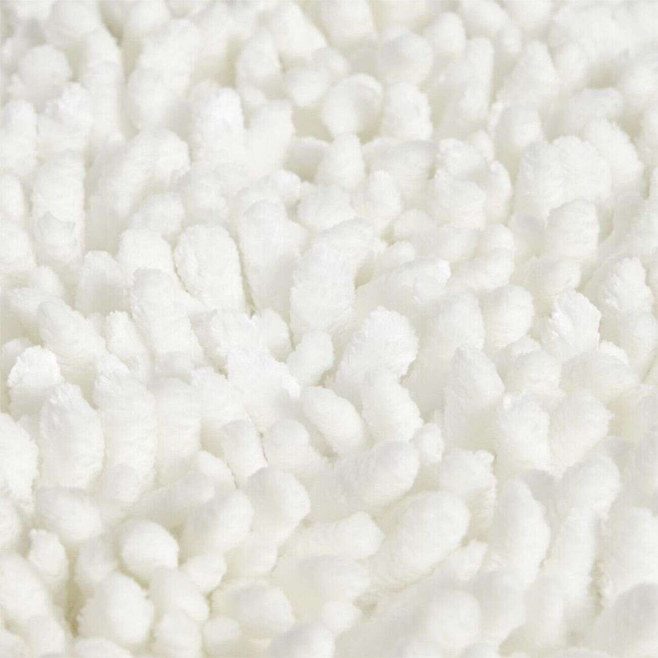 Tapis de bain chenille 40x60cm polyester beige