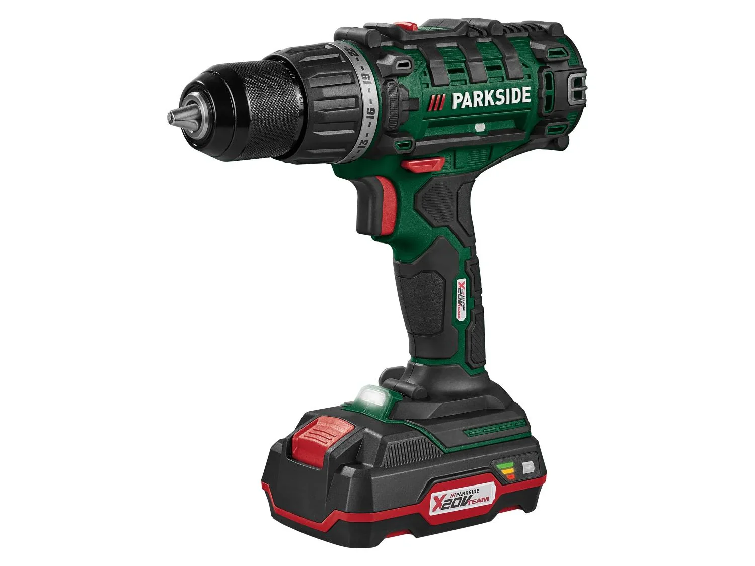 PARKSIDE Set perceuse-visseuse sans fil PABS 20-Li G8 + batterie + chargeur, 20 V
