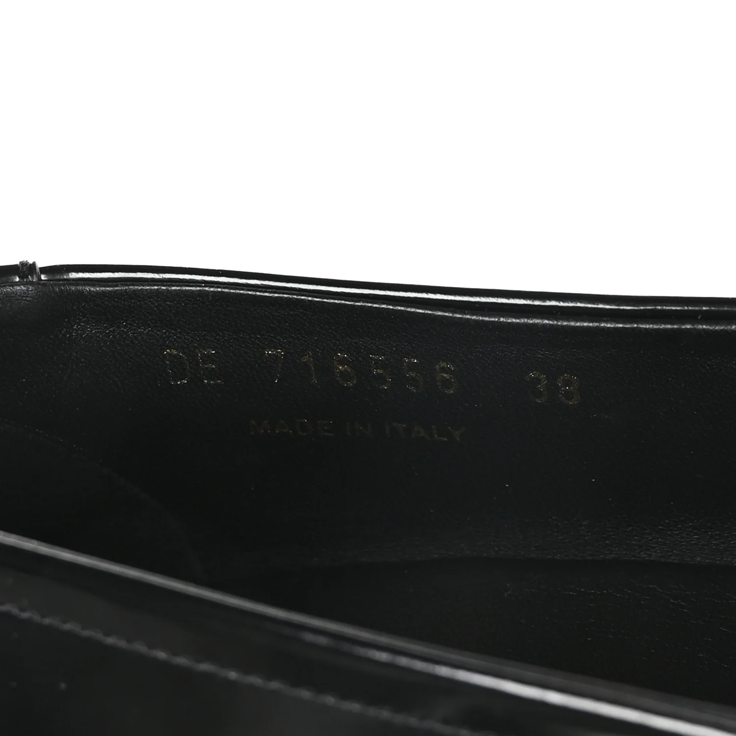 Glazed Calfskin Chunky Le Loafer Penny Slippers 38 Black