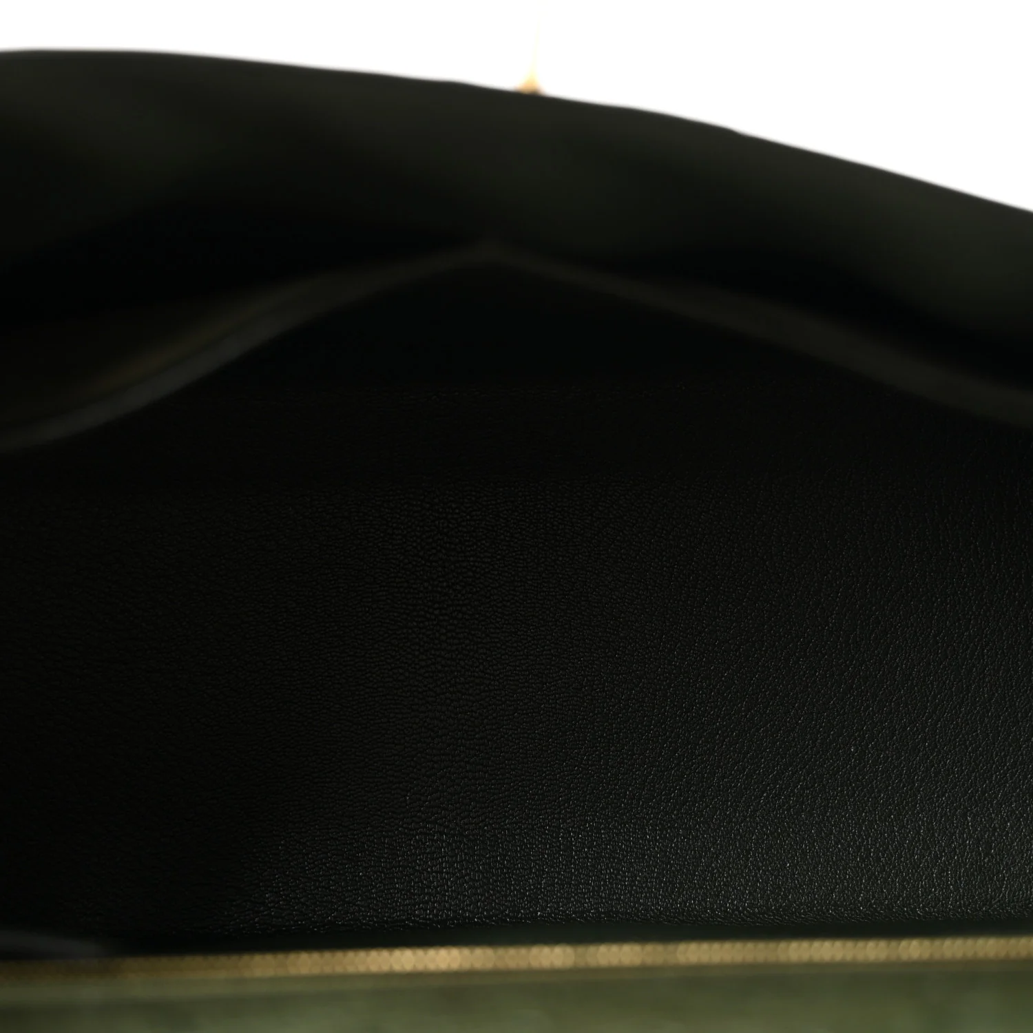 Ostrich Kelly Sellier 32 Vert Olive