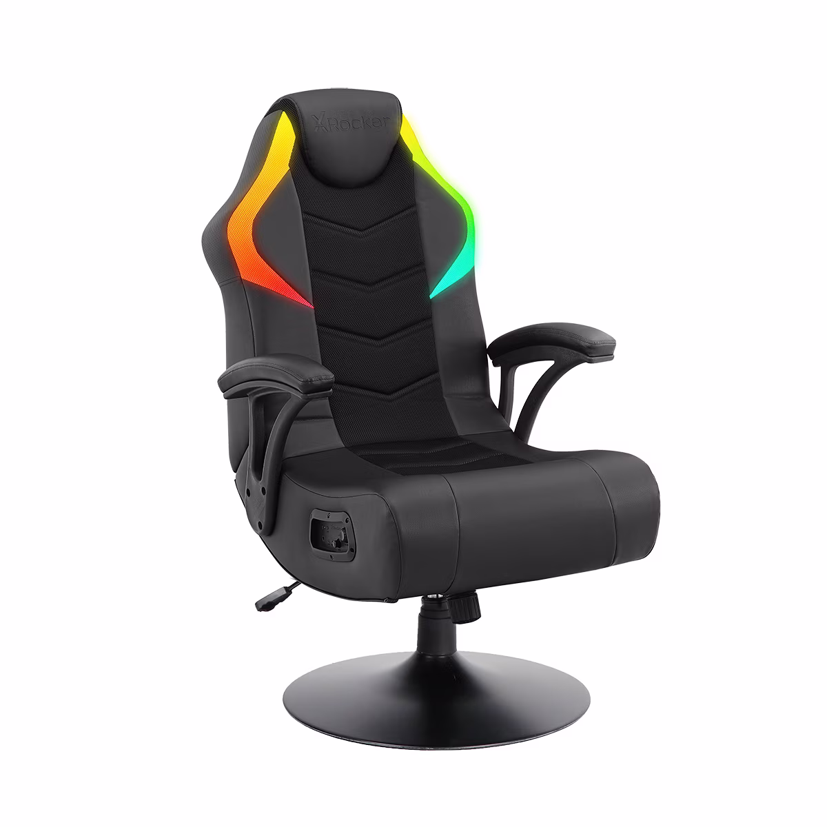 Nemesis RGB Pedestal Gaming Chair, Black