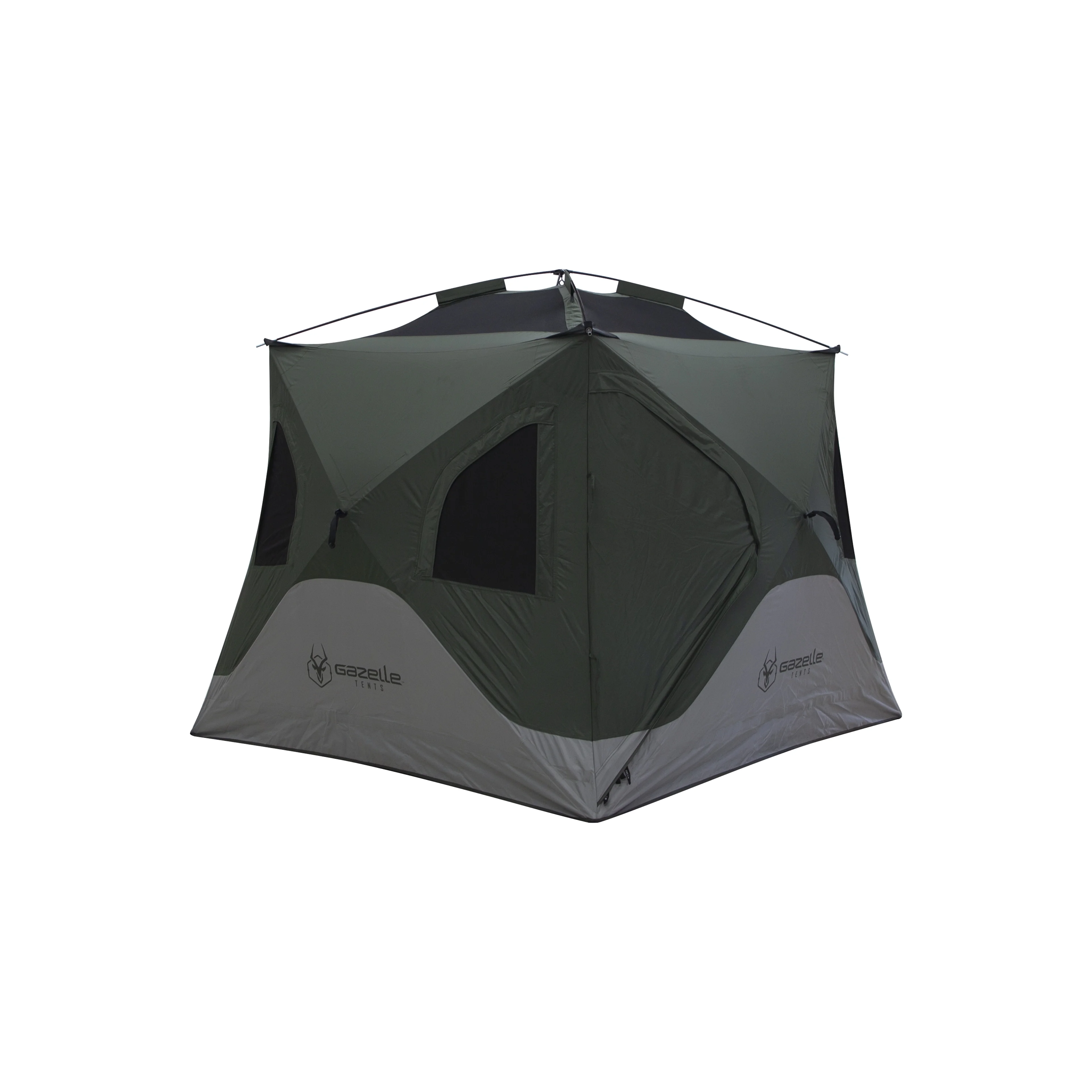 Gazelle Tents™, T3X Portable Hub Tent, 3 - Person, Alpine Green, GT301GR