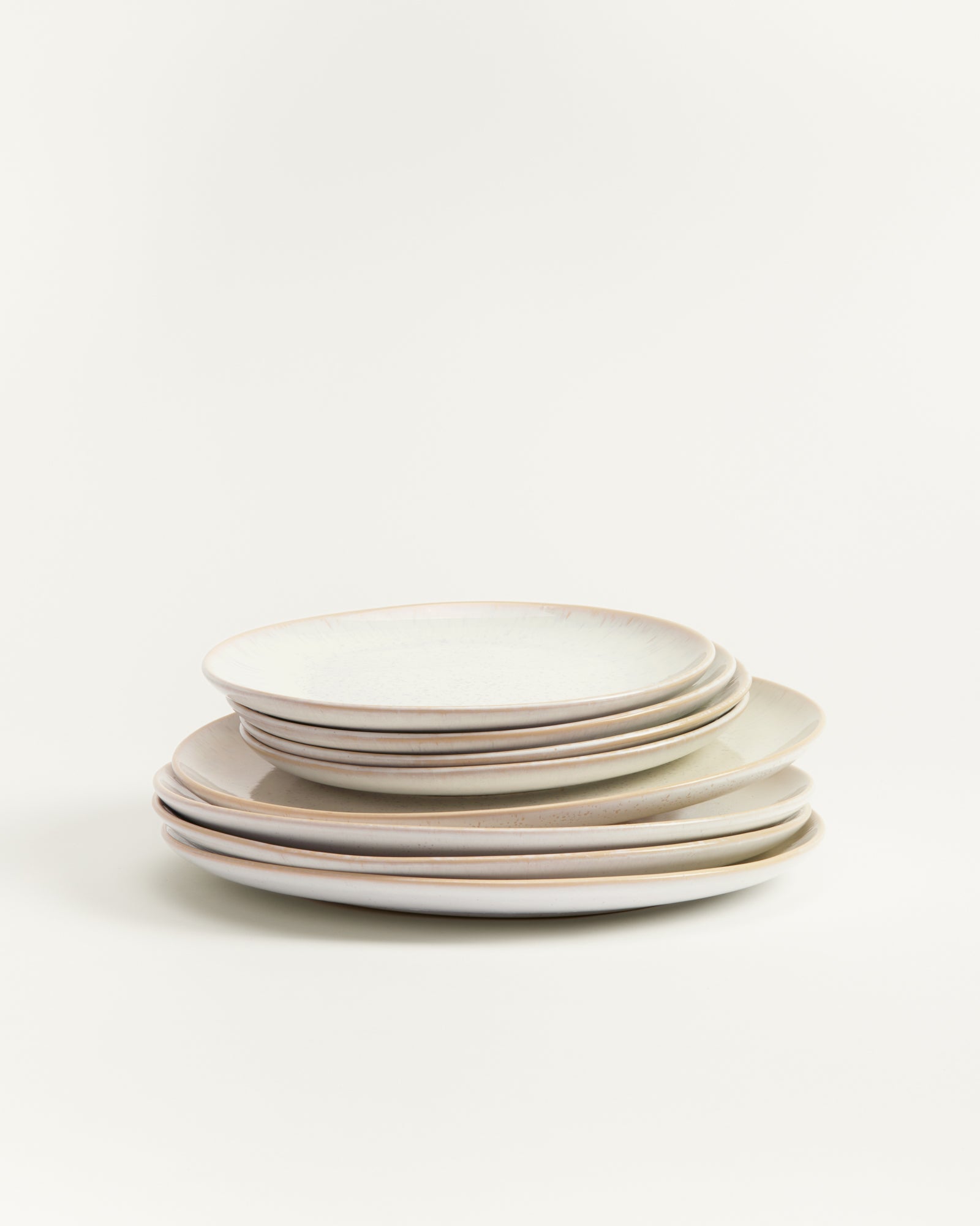 AREIA - PLATE SET CLASSIC SAND 8 PIECES