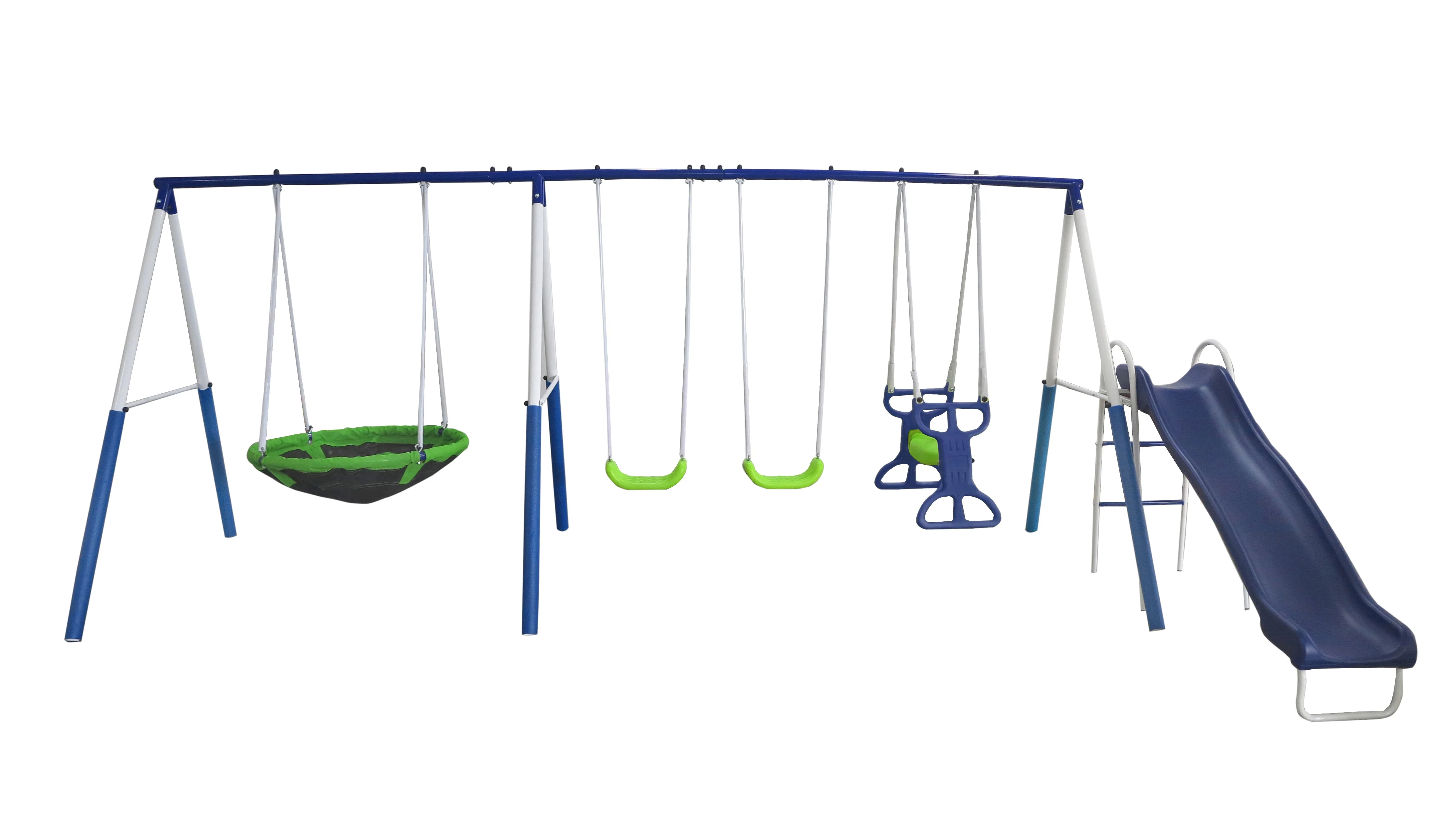 All Star Playground Metal Swing Set for up to 7 Children - Image 5