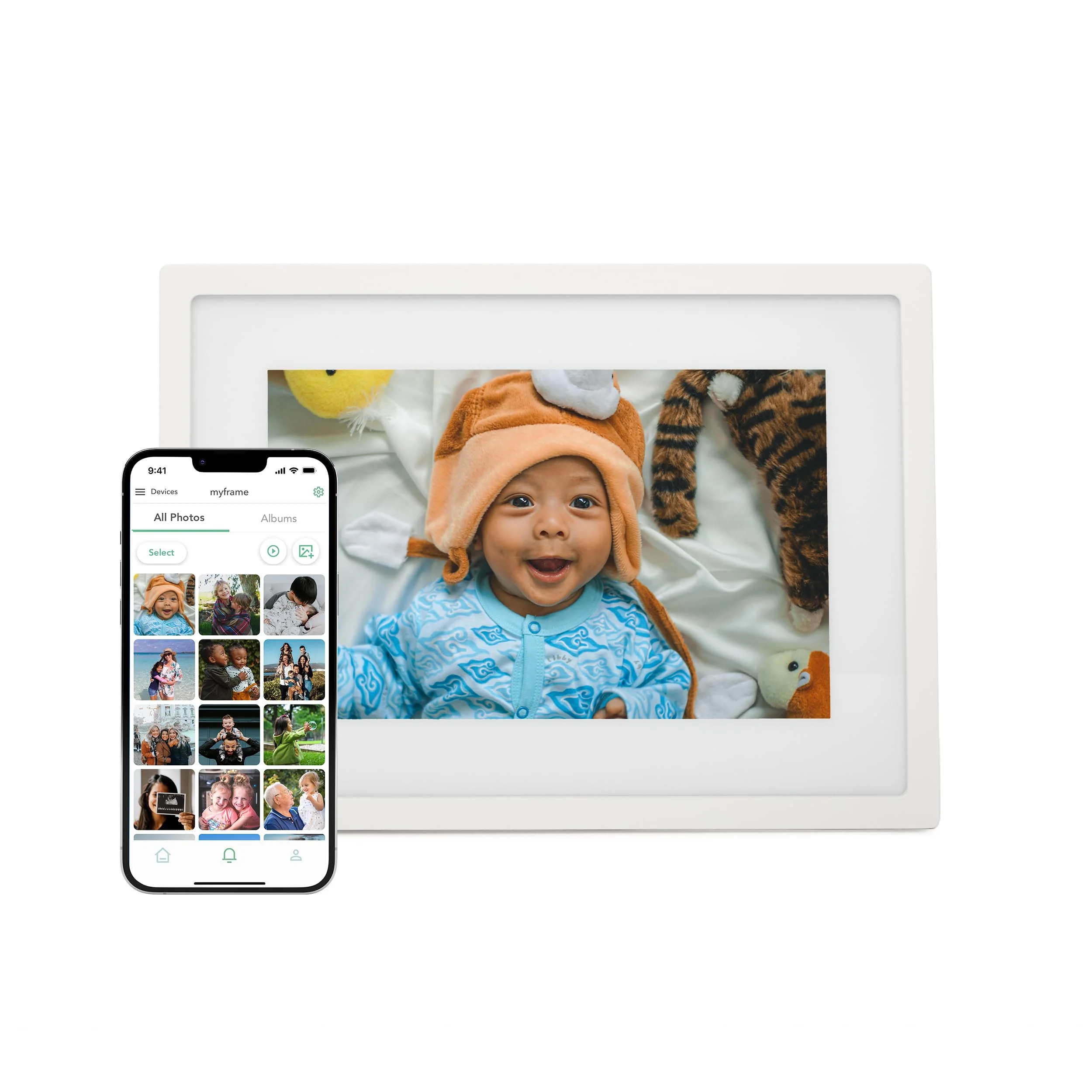 Skylight 10 Inch Black Digital Picture Frame