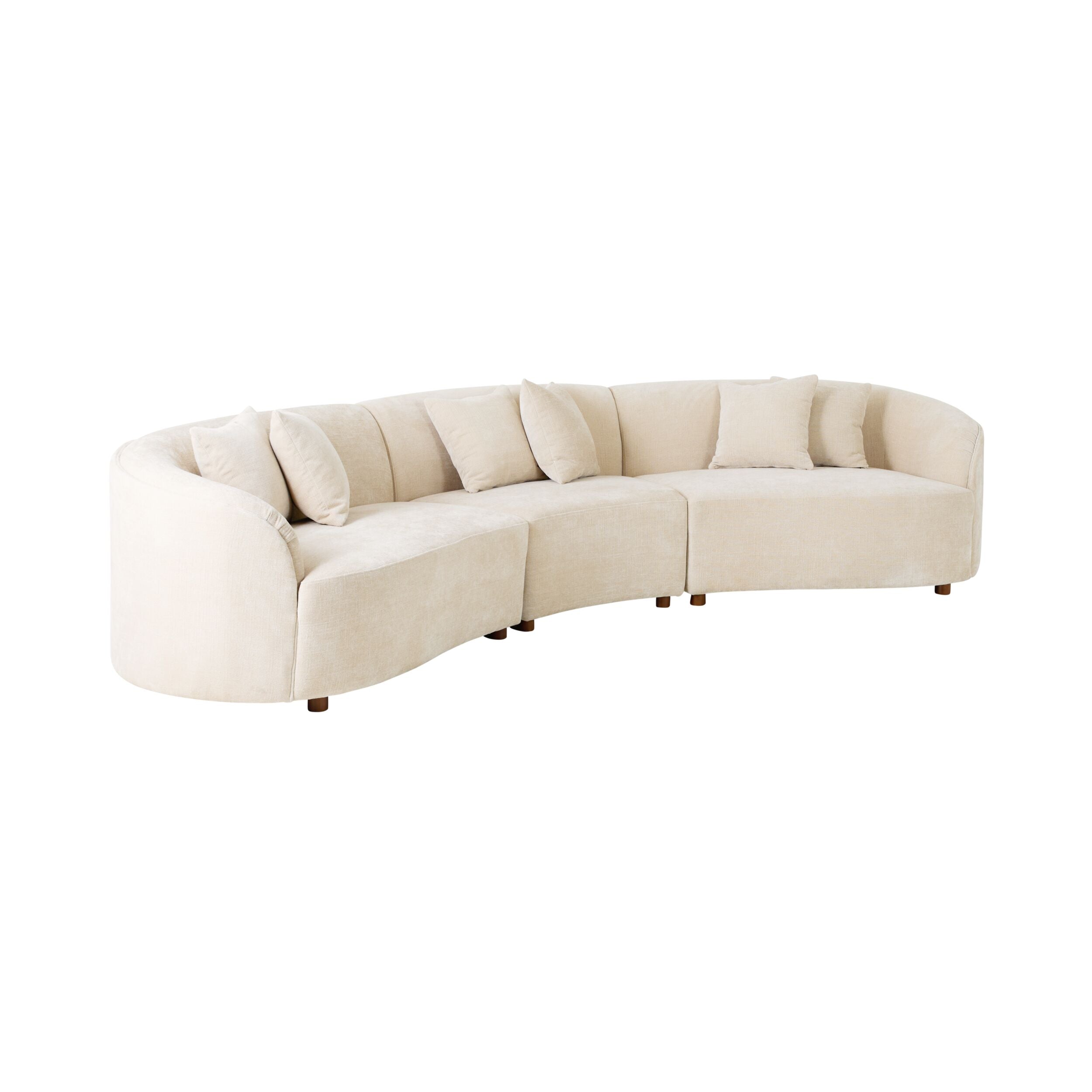 Alessa 4 Seater Sectional Sofa Oasis Dune