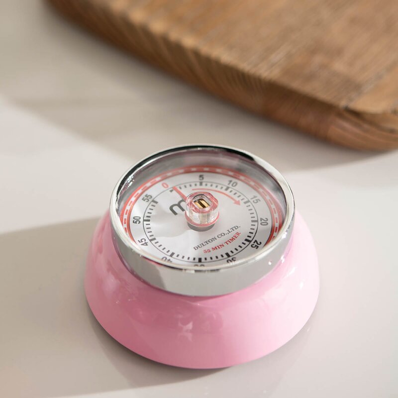 Dulton timer Ø7 cm rosa