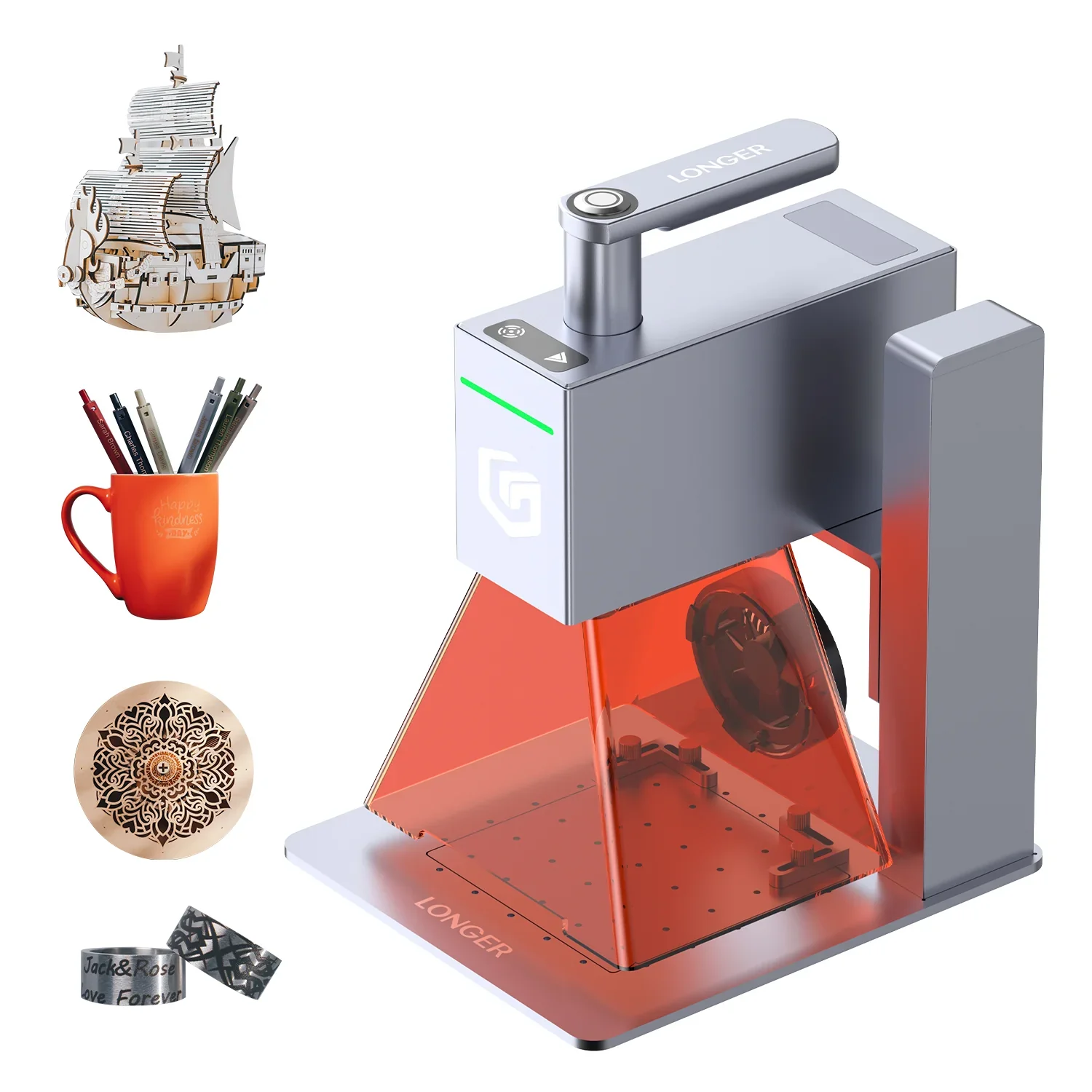 Graveur laser portable Nano 6W allongé
