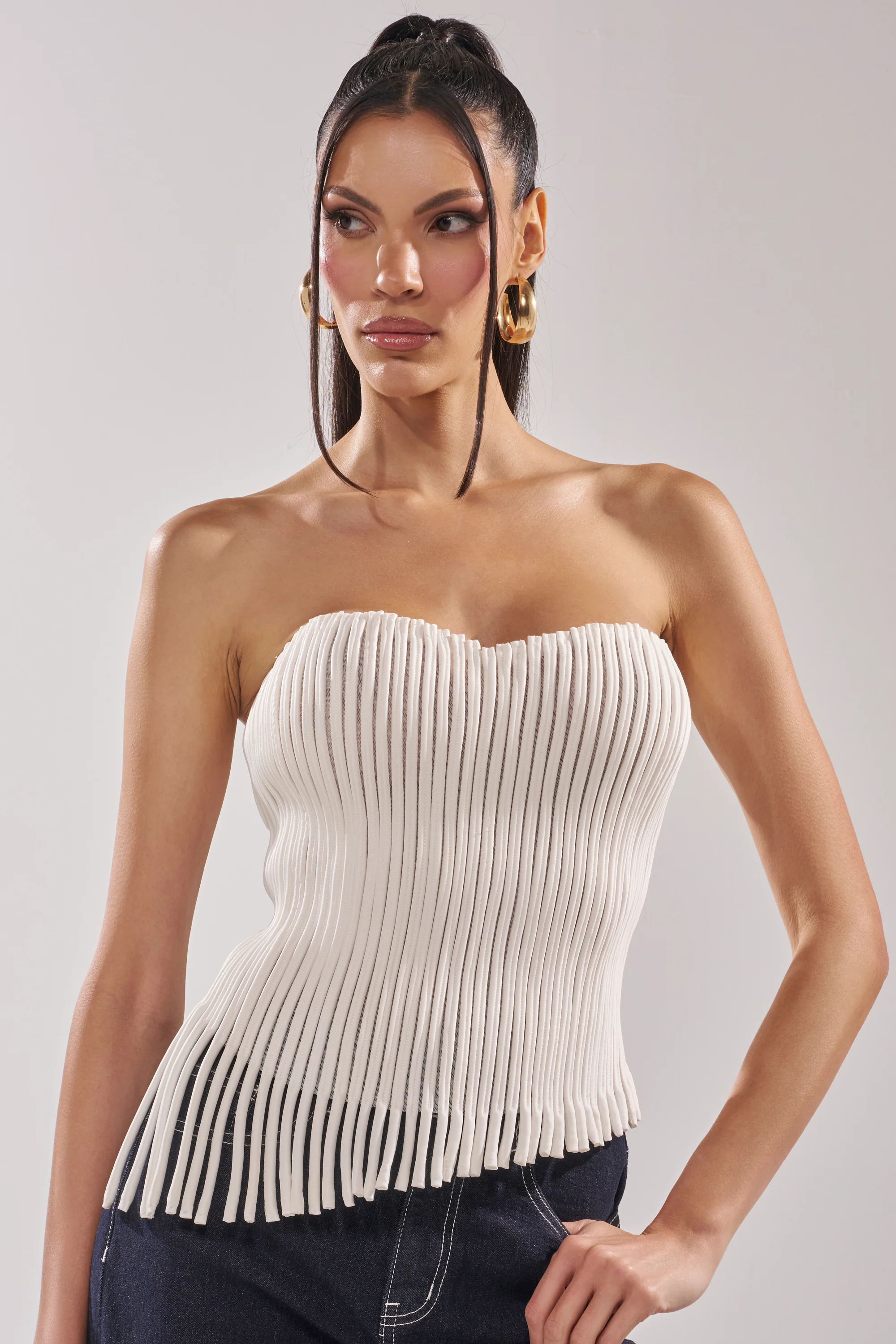 GINA FRINGE CORSET - Akira Store