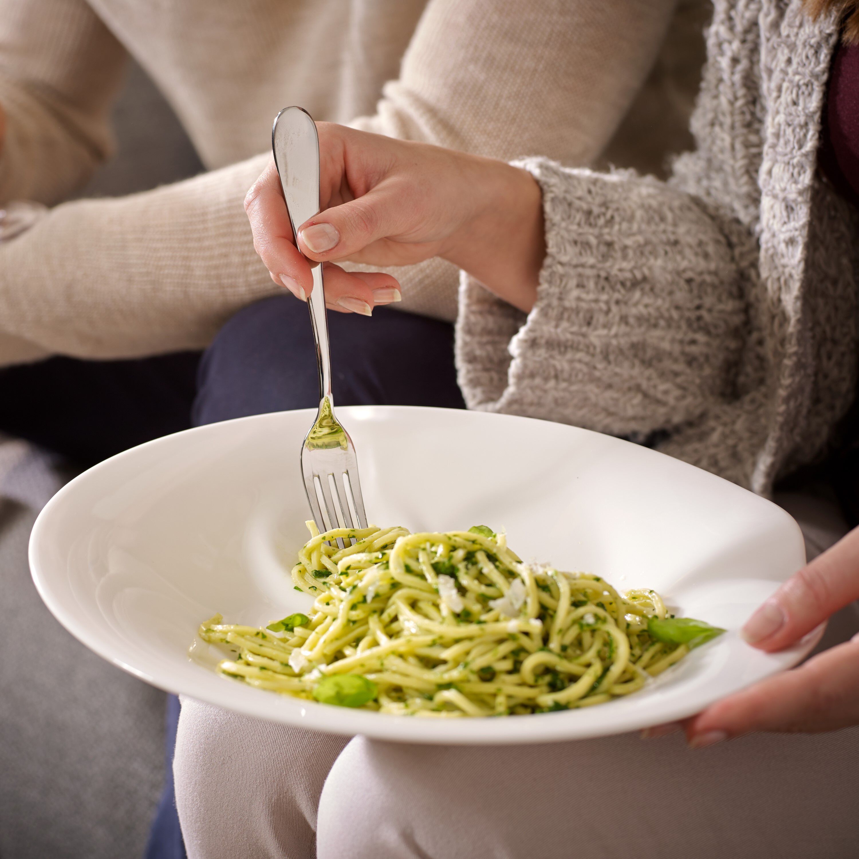 Pasta Passion Pasta bowl - White, Premium Porcelain