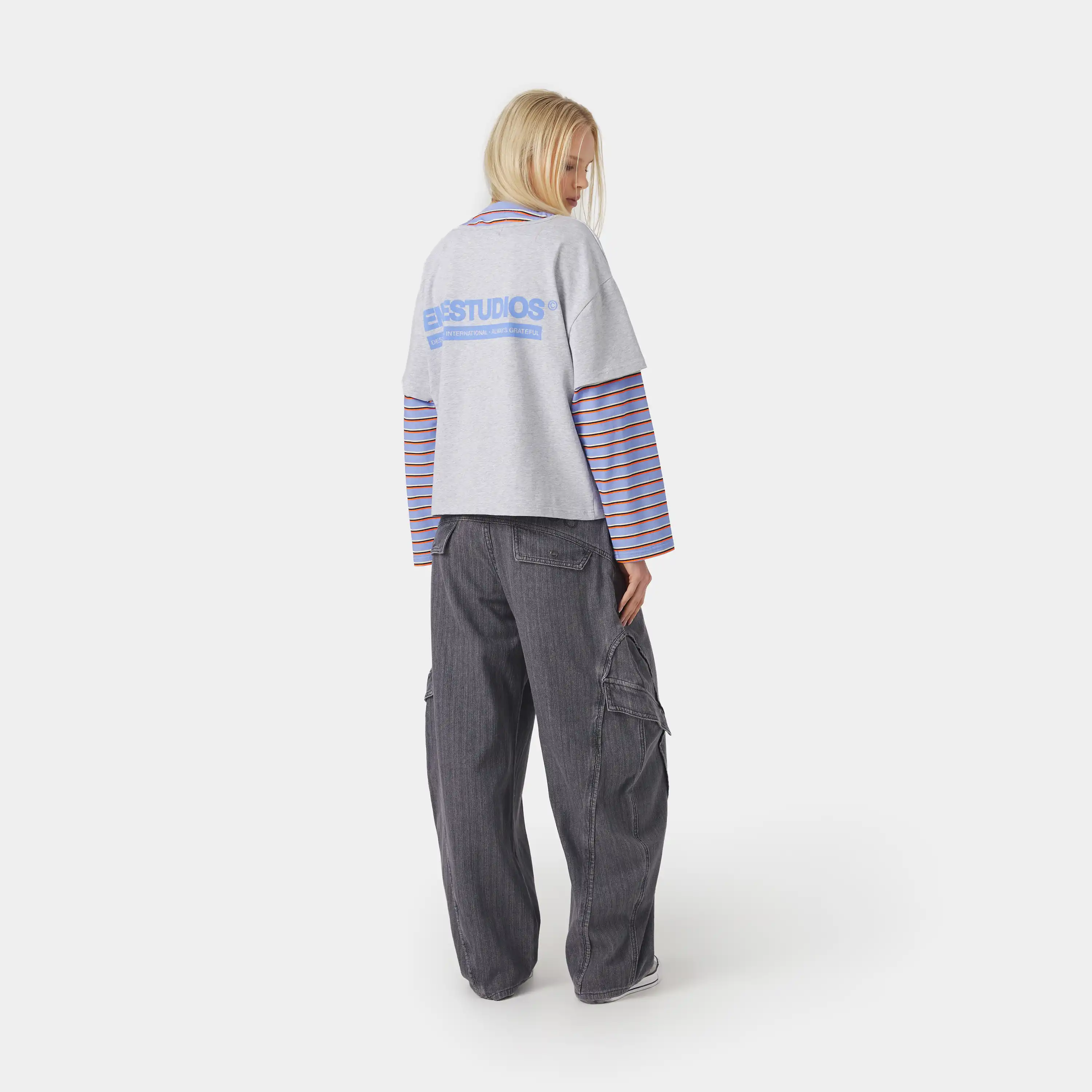 Double Collar Long Sleeve