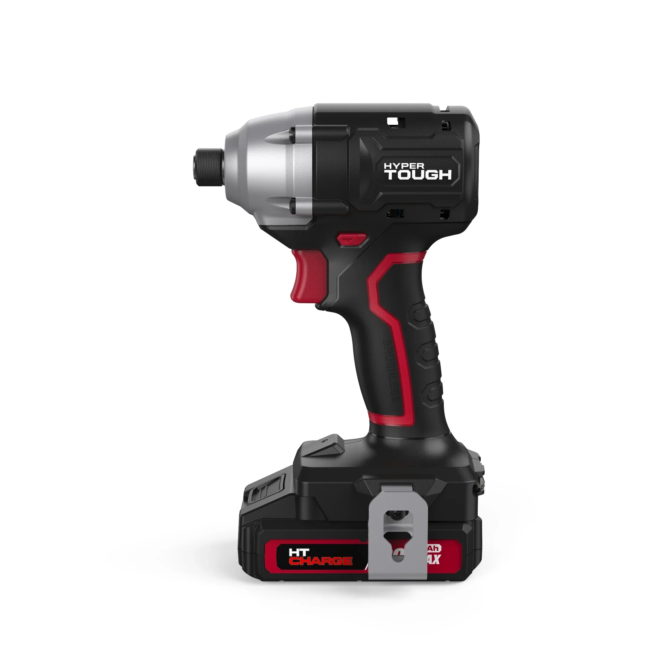 Hyper Tough 20V 1/4�� Impact Driver & 1/2�� 2-Speed Hammer Drill Bundle, (2) 1.5Ah Lithium-Ion Batteries & (2) Chargers