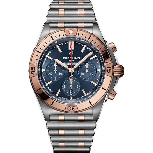 [Super Clone]Breitling Watch Chronomat B01 42 Blue Bracelet