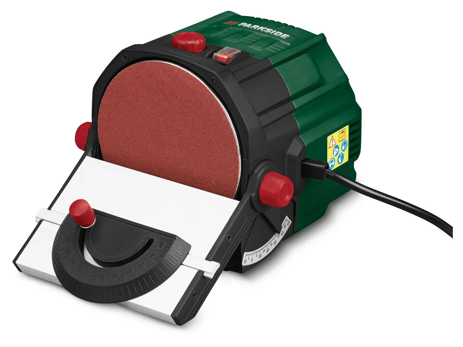 PARKSIDE Ponceuse  disque PTSG 140 D2, 6 papiers abrasifs inclus
