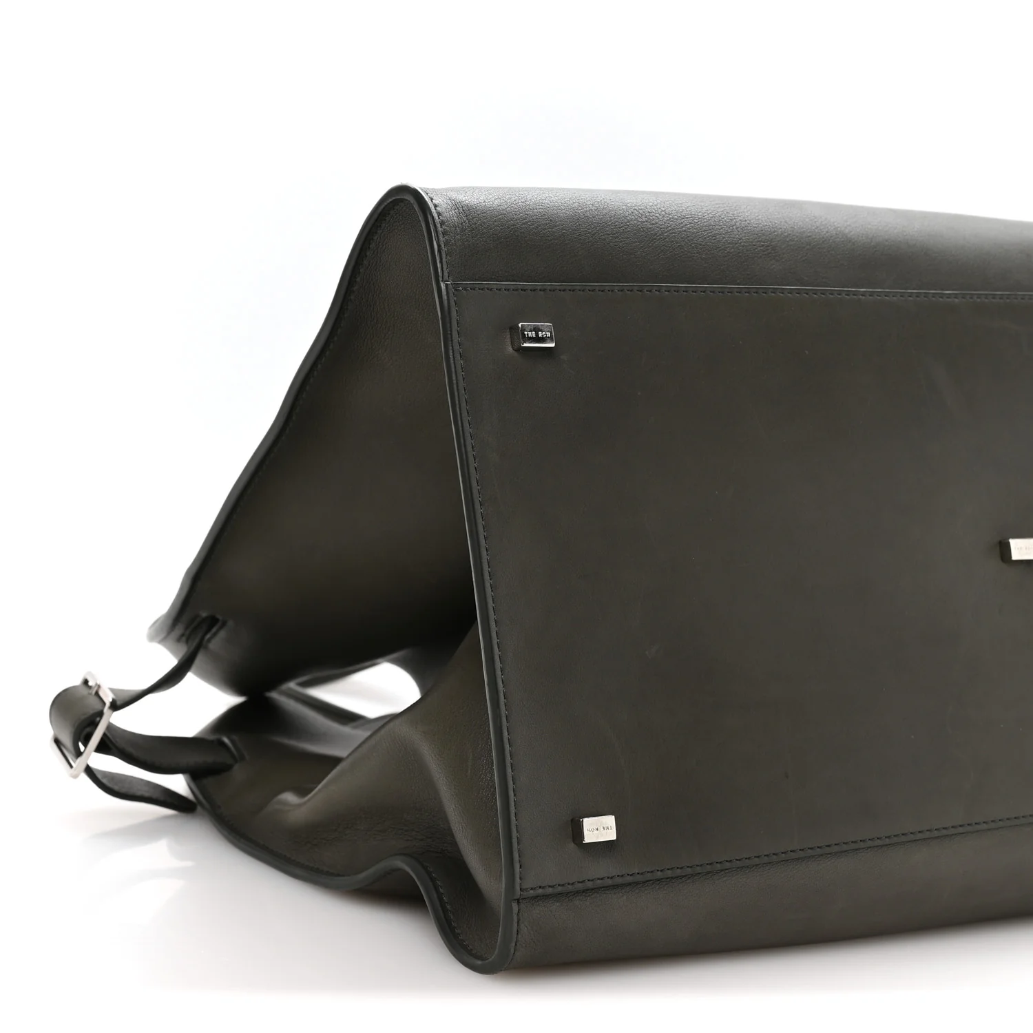 Polished Saddle Calfskin Soft Margaux 17 Koala Grey
