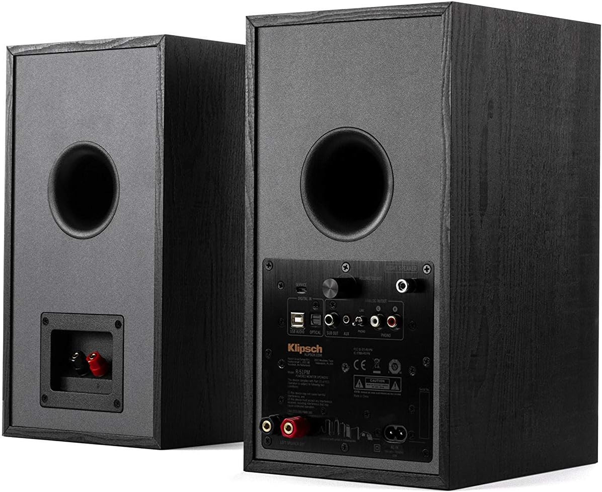 Klipsch R-51PM Powered Bluetooth Speaker Black