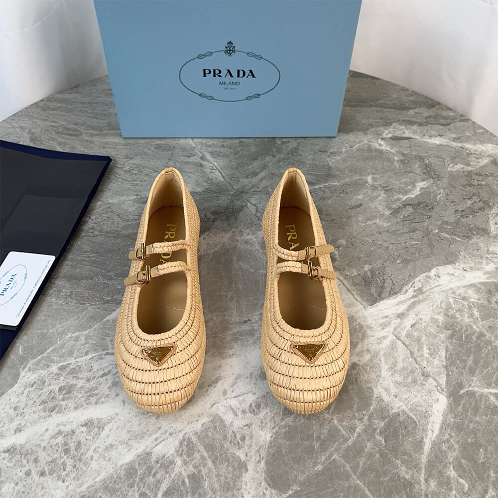 PRADA Crochet ballerinas