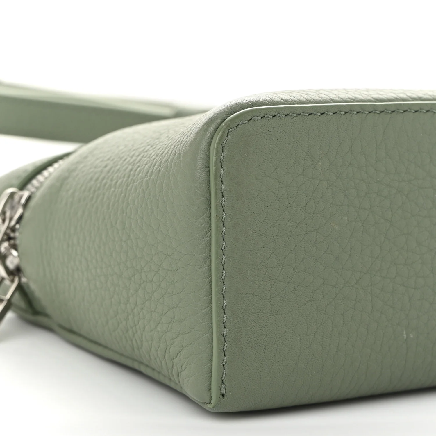 Grained Calfskin L19 Extra Pocket Pouch Sage Brush Leaves