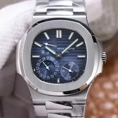 Patek Philippe Nautilus 5712 / 1A-001 PF Factory Blue Dial Steel Strap