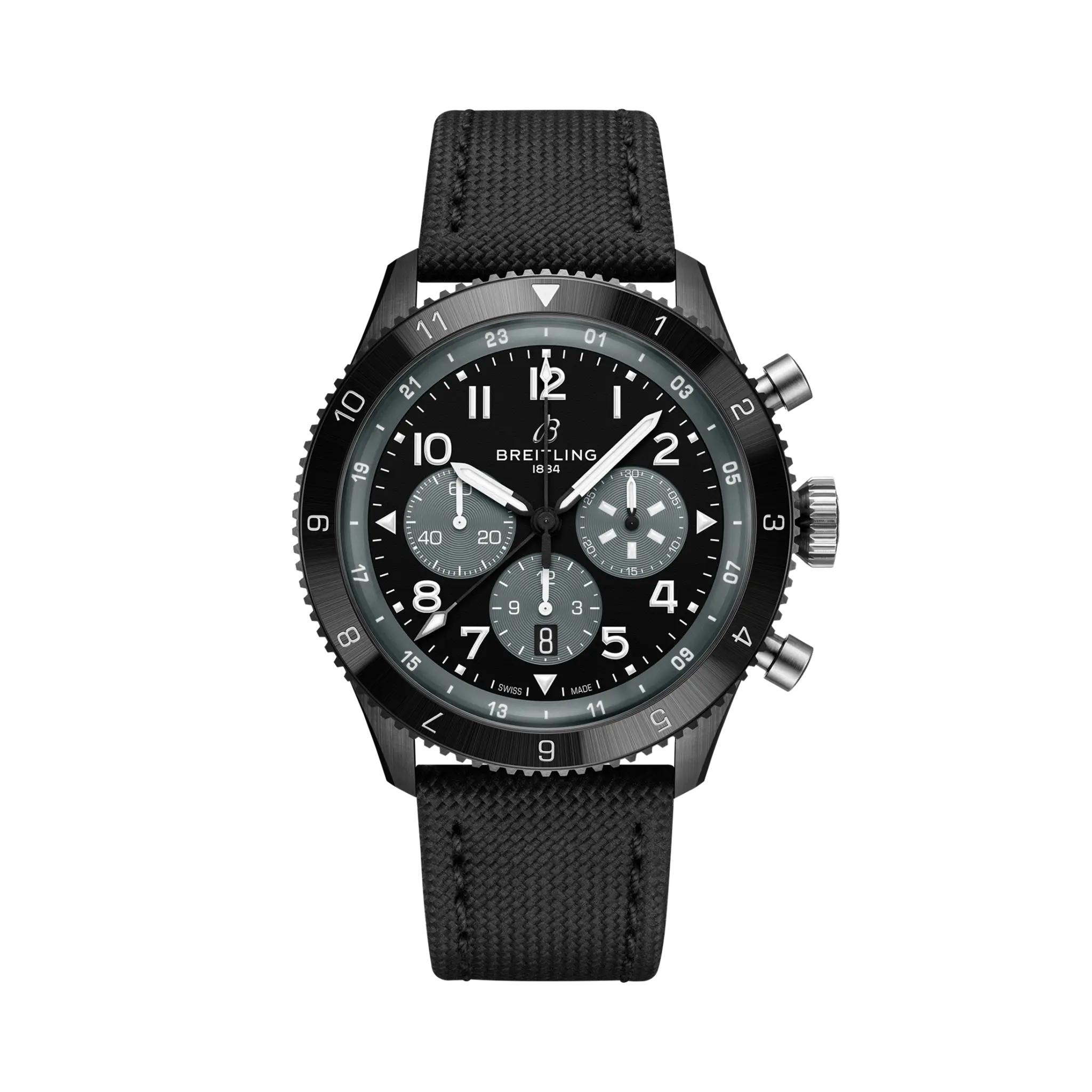 【Super Clone】Breitling Classic AVI Super AVI B04 Chronograph GMT 46 Mosquito Night Fighter SB04451A1B1X1