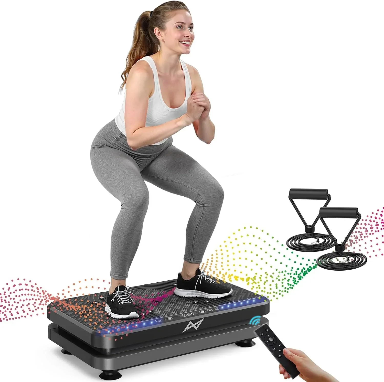 Plateforme vibrante de fitness AXV, adaptée aux hommes et aux femmes souhaitant perdre du poids.