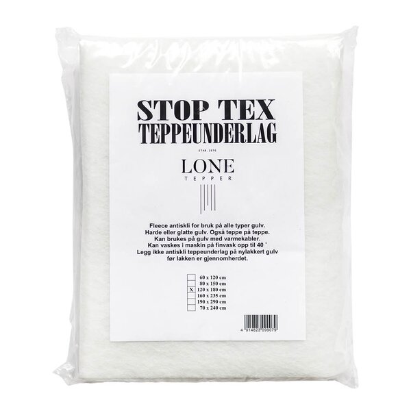 Stop-Tex filt teppeunderlag 120x180 cm