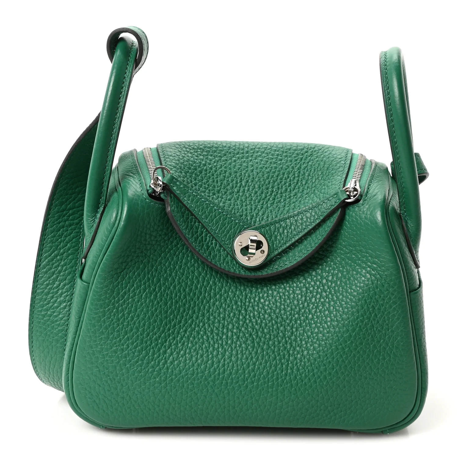 Taurillon Clemence Mini Lindy 20 Vert Vertigo