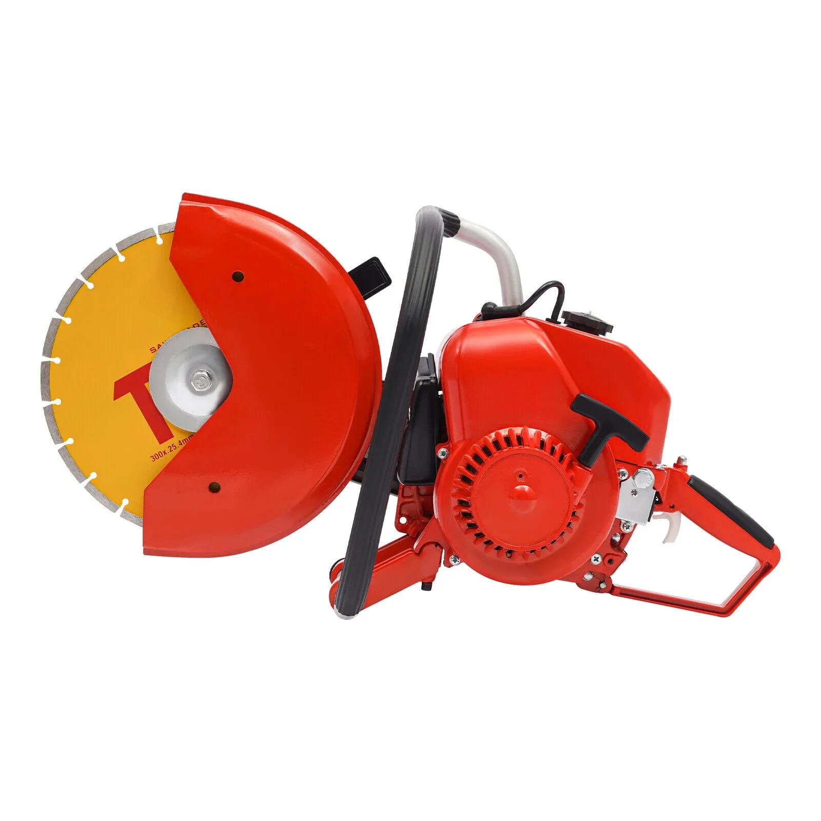 2 Stroke 78.5CC Gas Power Cement Concrete Cut off Saw Cutting Tool W/ Blade Red