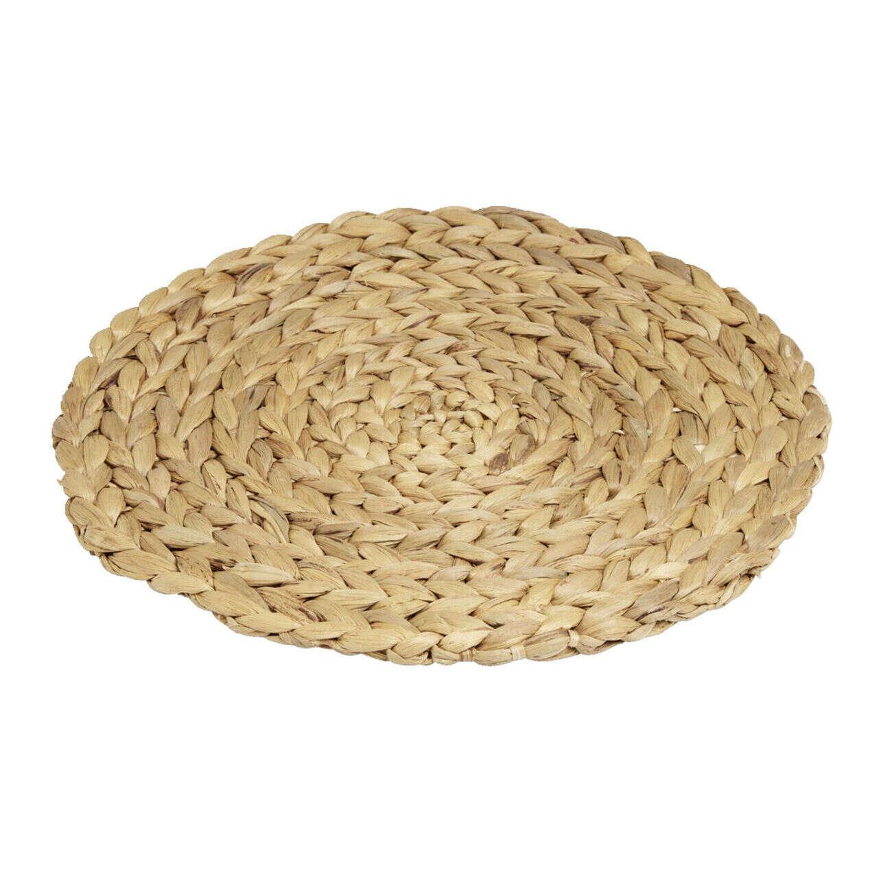 Set de table rond jacinthe d'eau tressée Ø35cm