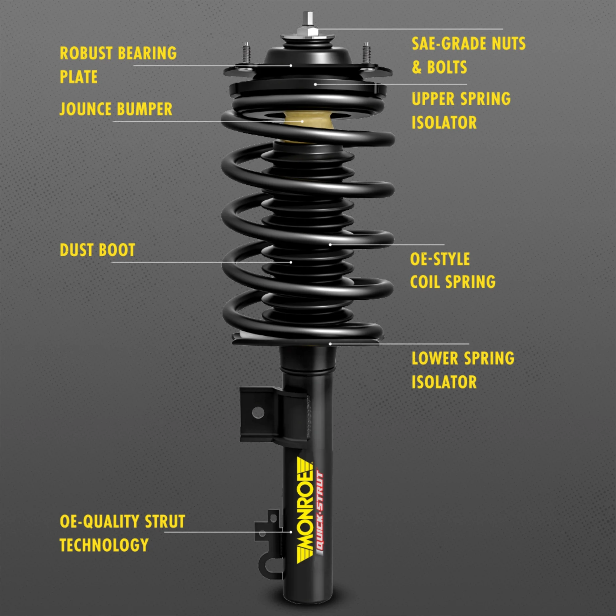 Shocks Struts Quick-Strut 272492 Strut and Coil Spring Assembly - Image 8