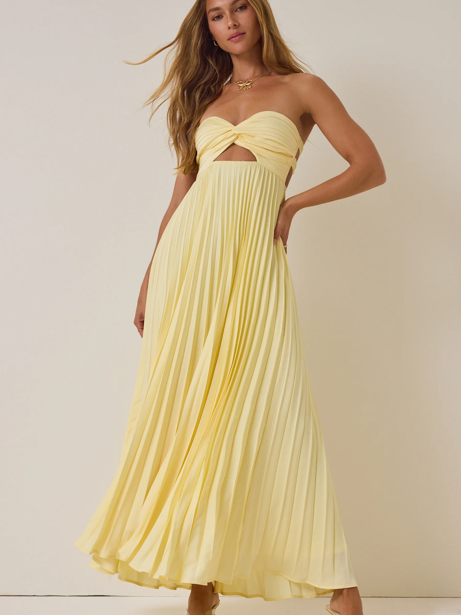 Nellie Satin Maxi Dress