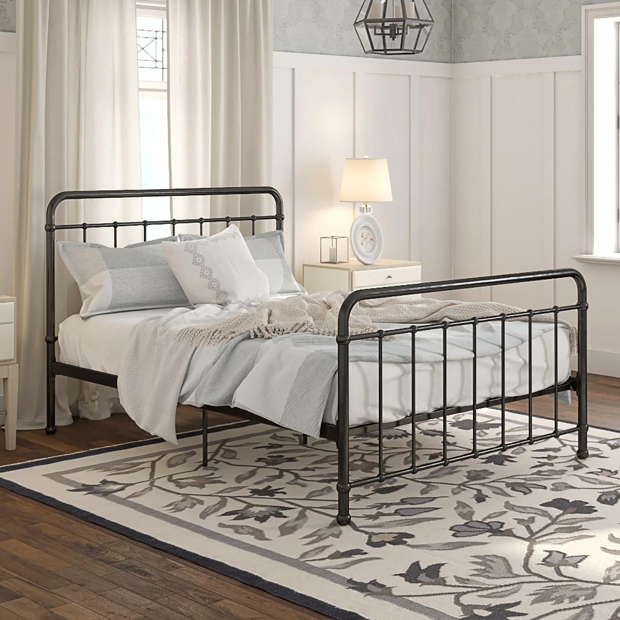 Better Homes & Gardens Kelsey Full Metal Bed, Black