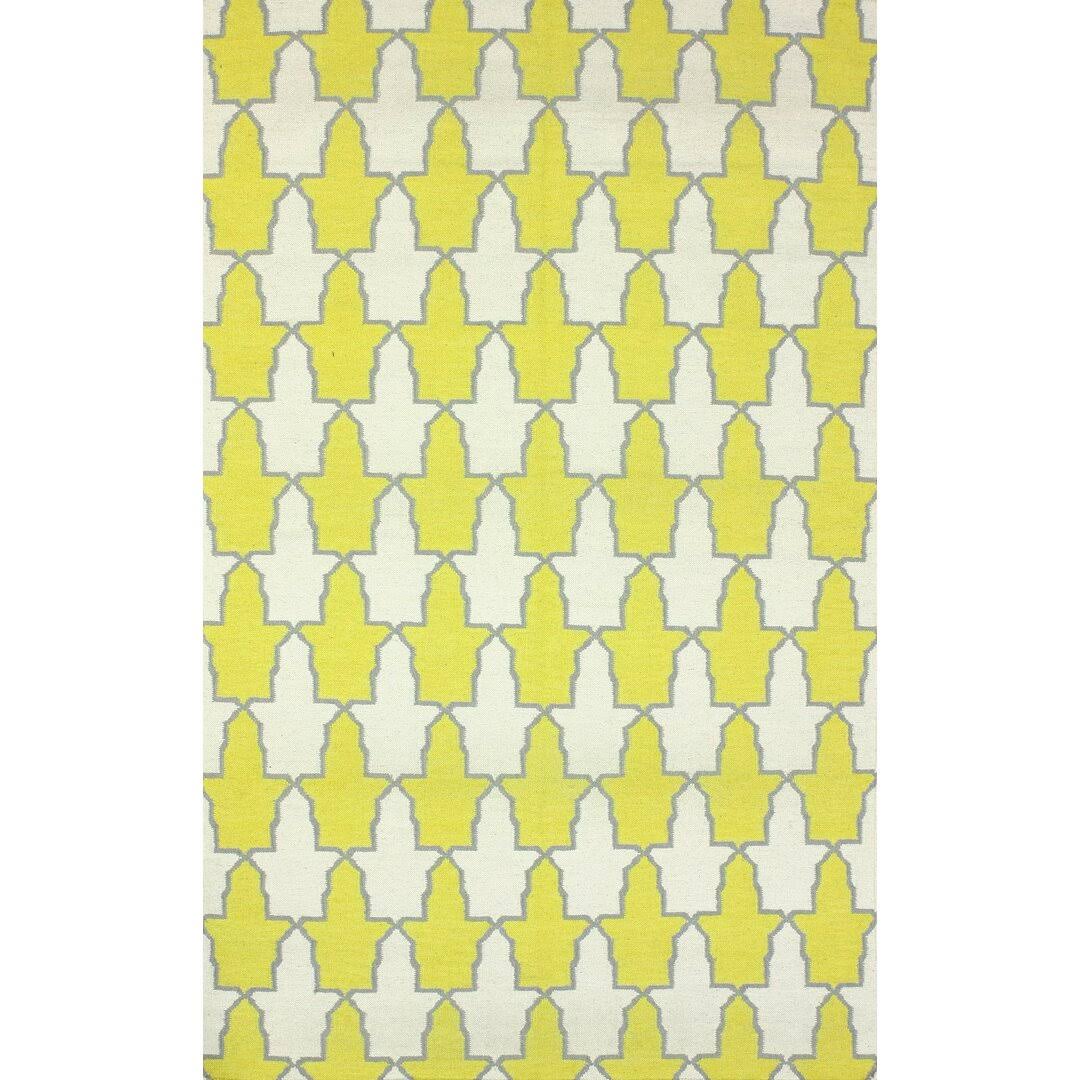 nuLOOM Flatwoven Trina Rug - Color: Yellow; Size: 5' x 8'