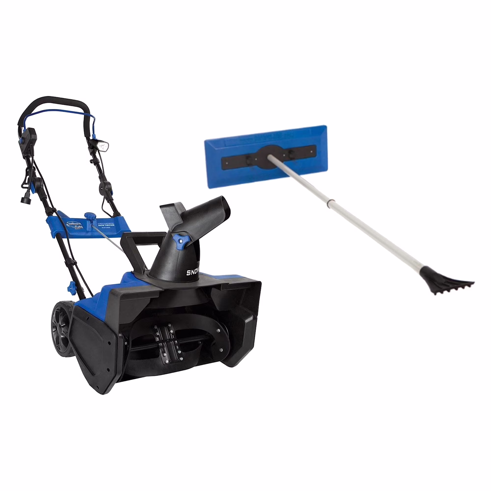 Ultra 15 Amp Electric Snow Thrower with Windshield Ice Scraper