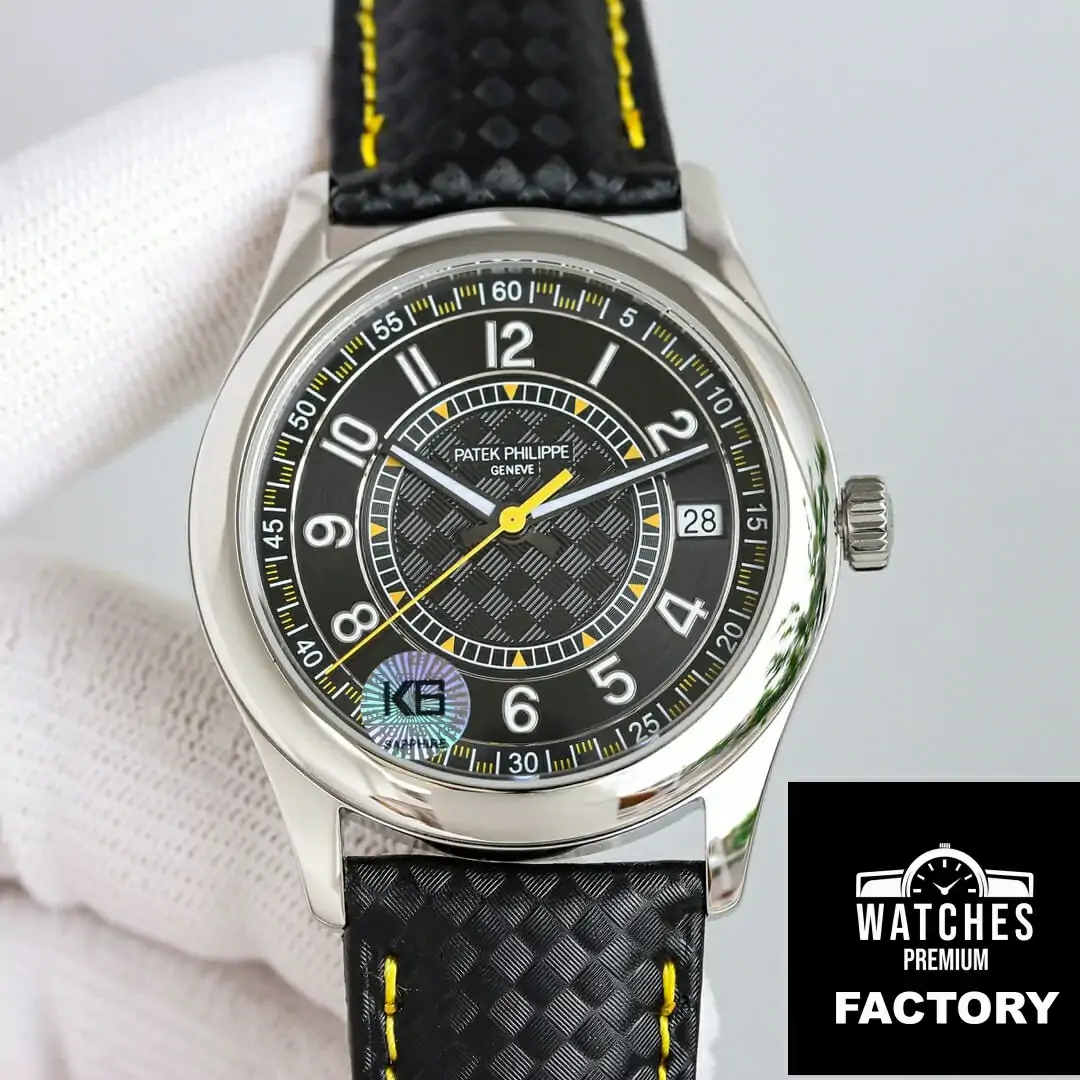 Patek Philippe Calatrava 6007G-001 GS Factory Black Dial